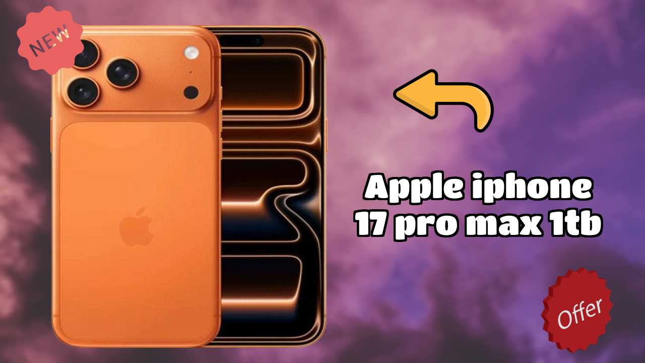 Apple IPhone 17 Pro Max 1TB at ₹189,900 - Complete Specifications