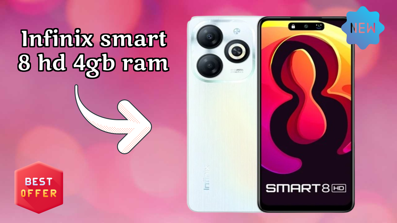 Infinix Smart 8 HD 4GB RAM Performance: 4 GB RAM Multitasking