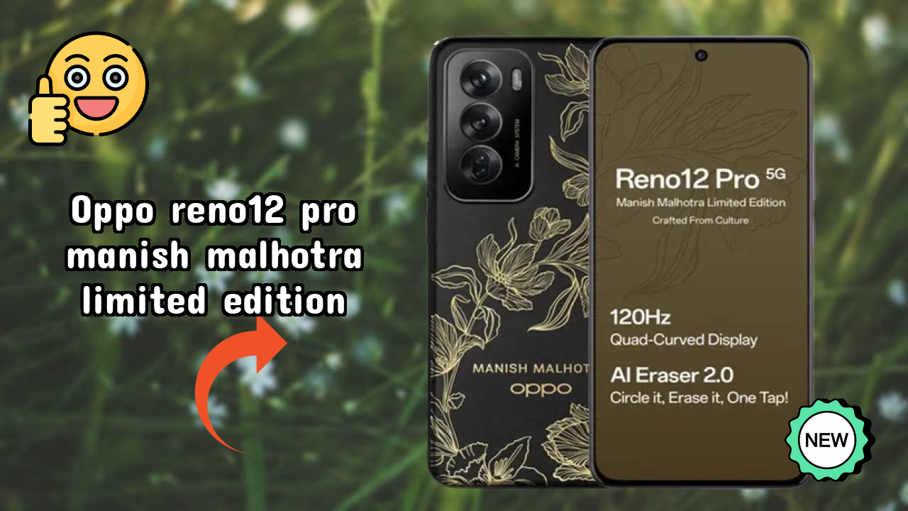 OPPO Reno12 Pro Manish Malhotra Limited Edition Display Analysis: 6.7 Inches (17.02 Cm) Screen