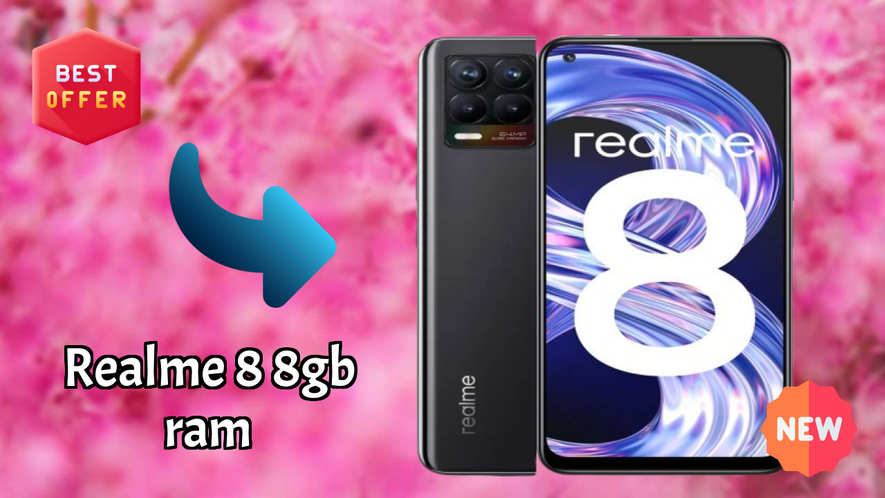 Realme 8 8GB RAM Display Analysis: 6.4 Inches (16.26 Cm) Screen