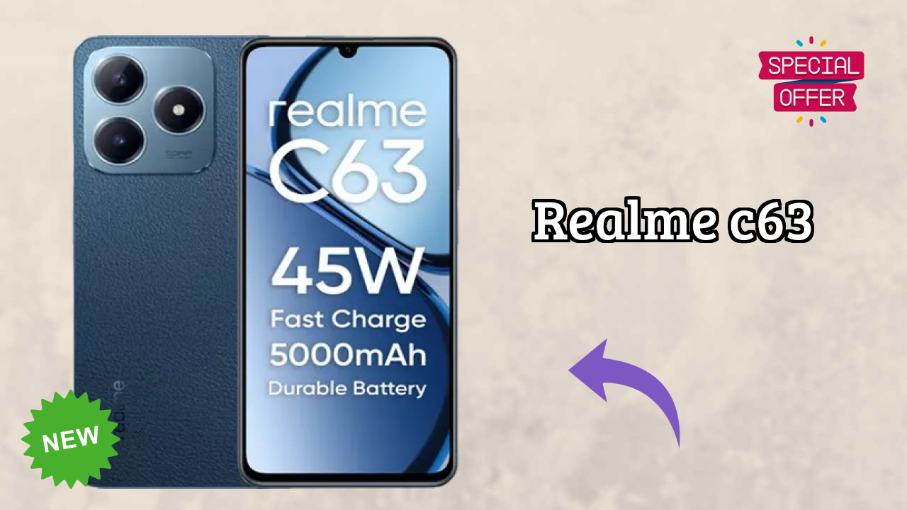 Realme C63 2026 Camera, Battery & Display Breakdown
