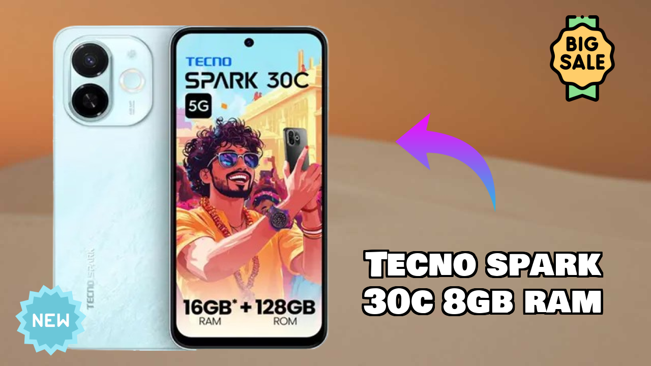 Tecno Spark 30C 8GB RAM Gaming Benchmarks with 8 GB RAM Performance