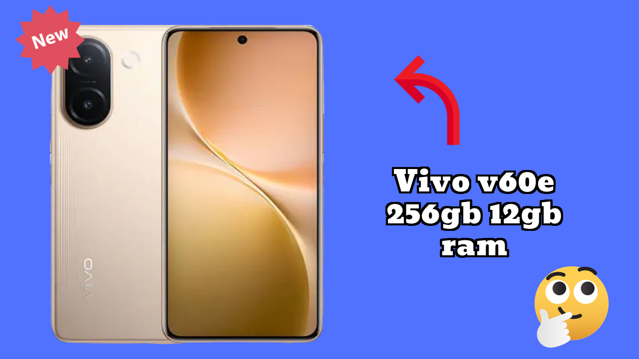 Best Budget Phone Alert: Vivo V60e 256GB 12GB RAM Now at Just ₹33,999